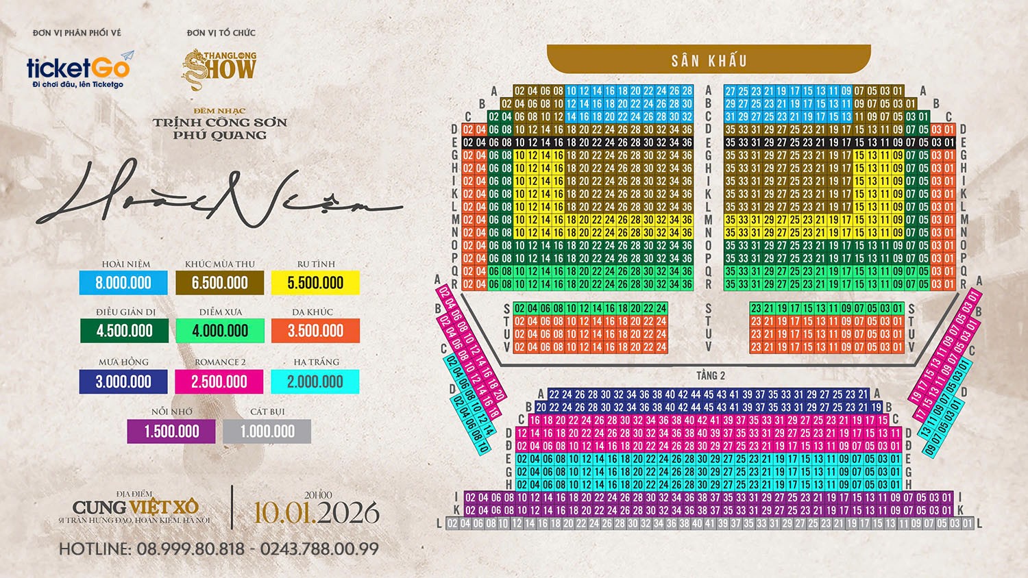 Hà Nội - Đêm nhạc Trịnh Công Sơn - Phú Quang | HOÀI NIỆM